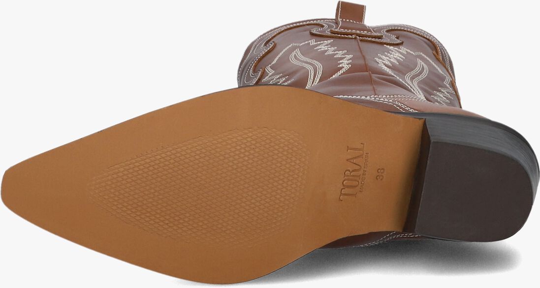 TORAL cognac toral cowboylaarzen motto