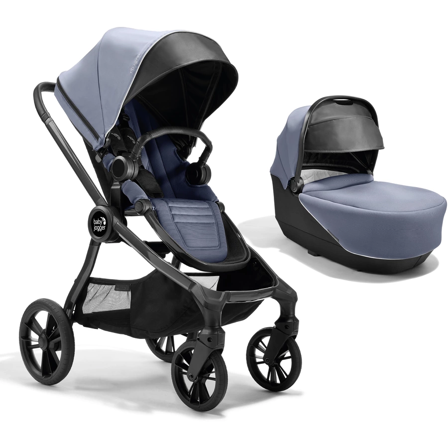 baby jogger Kinderwagen City Sights inkl. Babywanne Special Edition Commuter  Rahmen Charcoal inkl. Wetterschutz