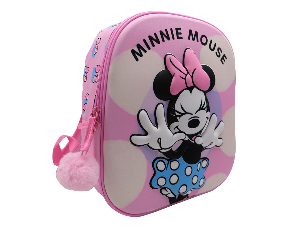 MOCHILA 3D MINNIE 33X29X12.75CM