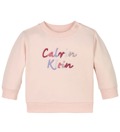 Calvin Klein Sweatset - Colour Logo - Silber Peony Pink