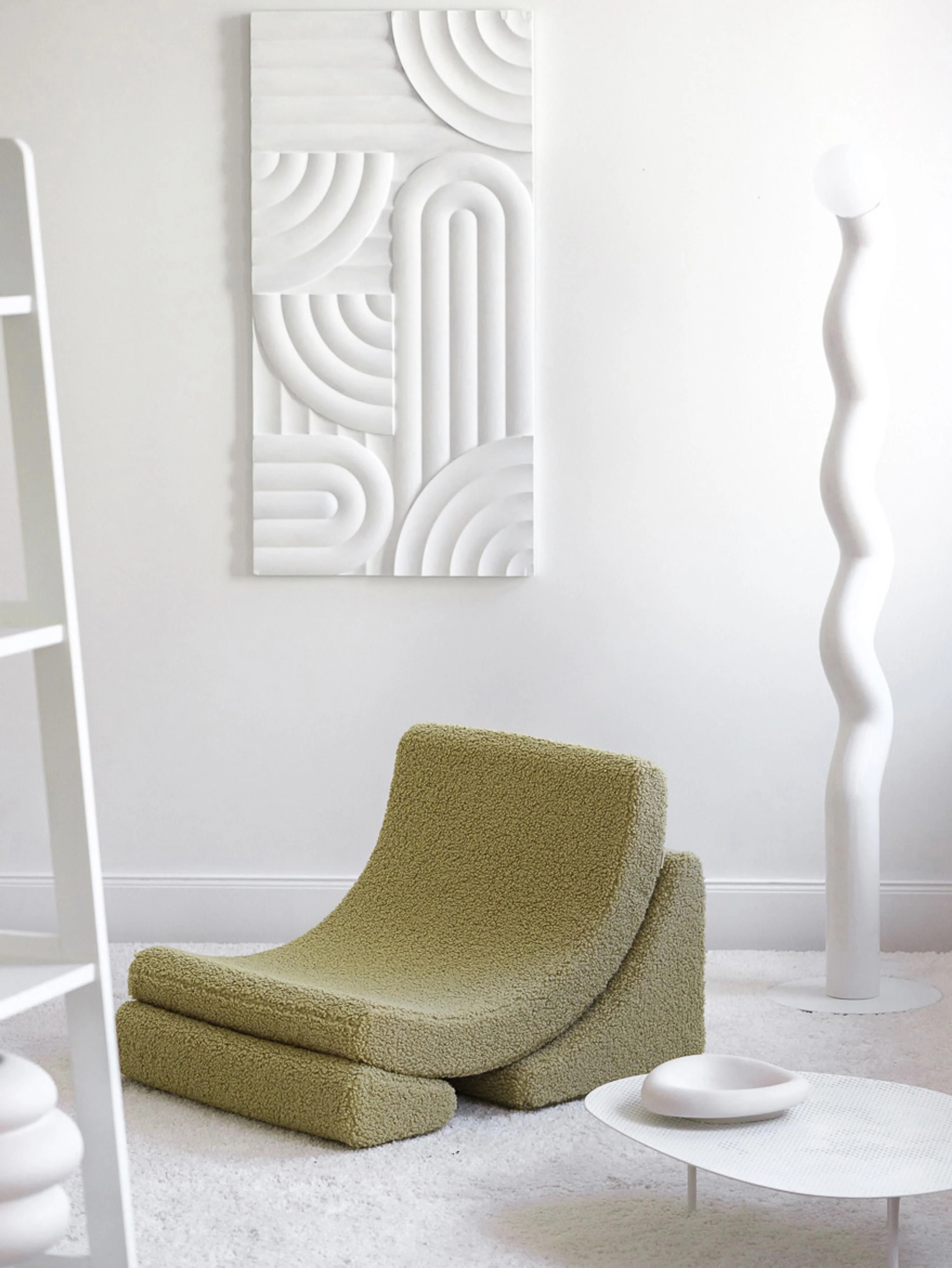 Handgemaakte teddy kinderfauteuil Moon