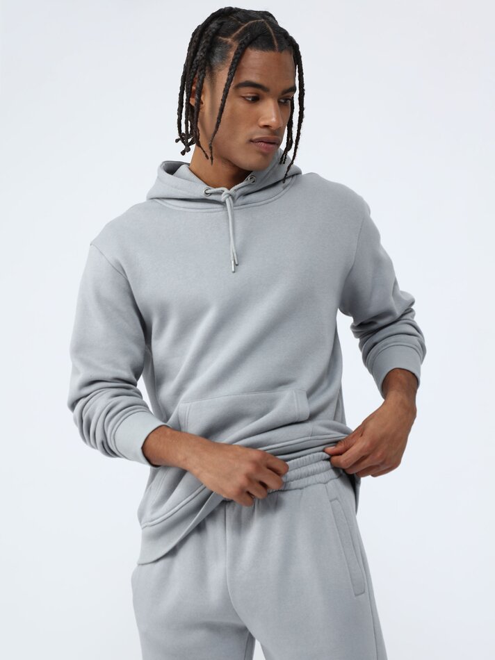Calça jogger básica - Cinza Pérola