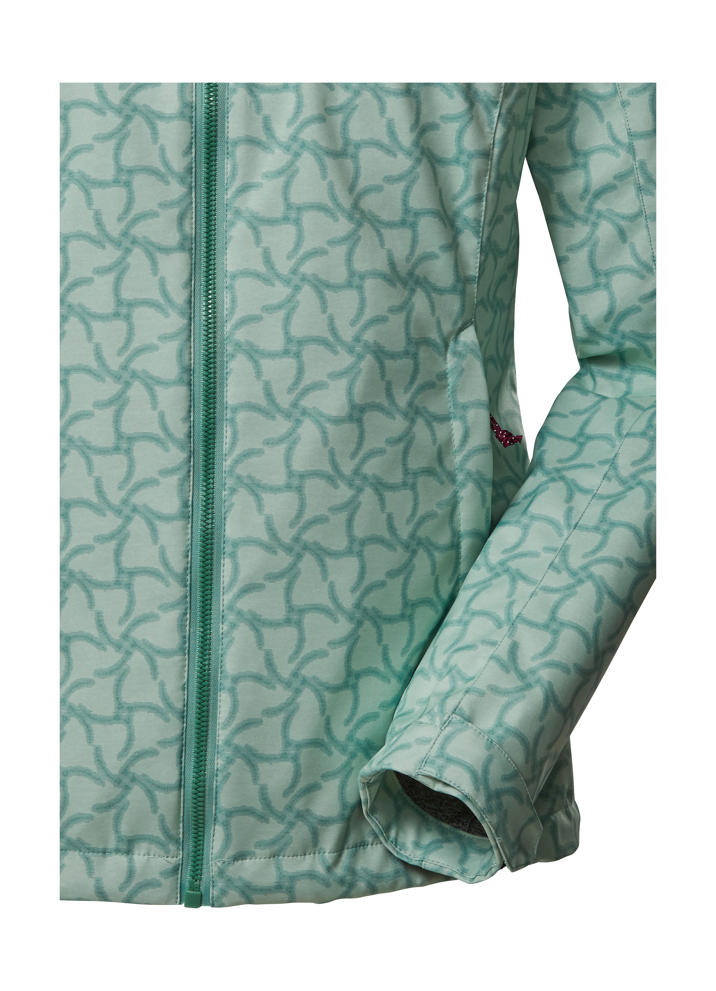 Killtec Softshelljacke »KOS 90 WMN SFTSHLL JCKT« Wasserabweisende, atmungsaktive Softshelljacke mit All Over-Print