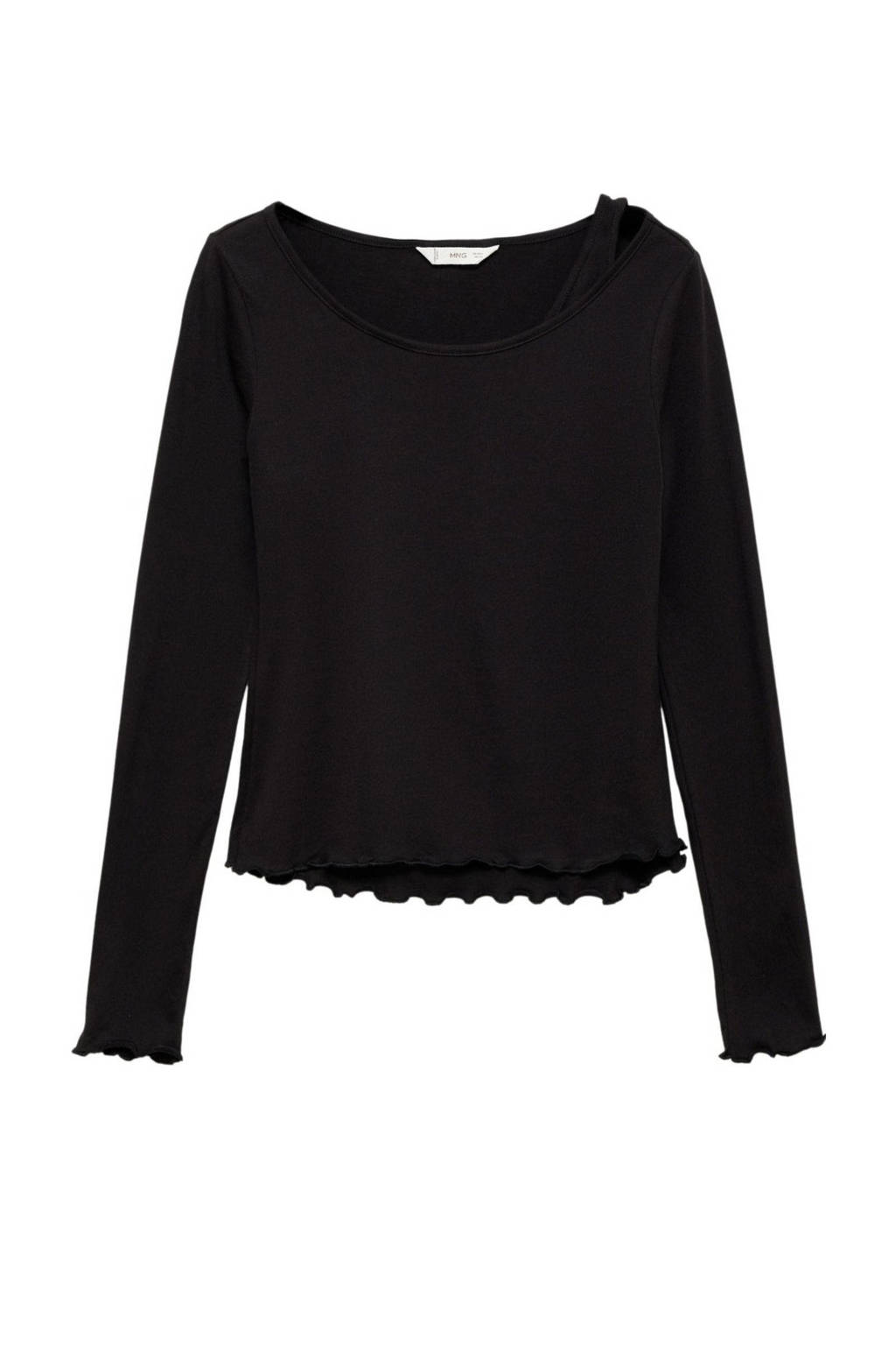 MANGO TEEN longsleeve zwart