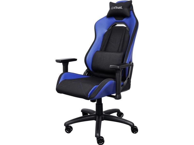Trust Gaming-Stuhl GXT 714 Ruya Blau Komfortabler Premium-Gaming-Stuhl
