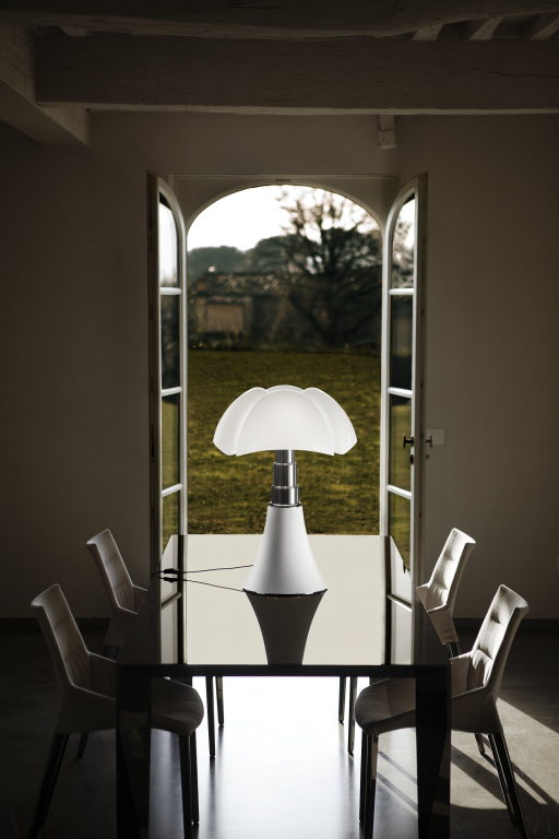 Martinelli Luce Pipistrello vloer- en tafellamp retrofit wit