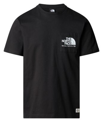 T-Shirt The North Face Pocket Berkeley California Noir