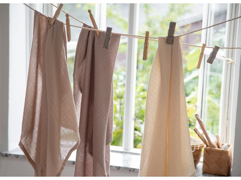 sebra Mulltuch 3er Set Moonlight Beige 75 x 75 cm Ultraweiche Spucktücher für Babys