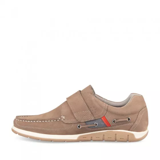 Chaussures bateau TAUPE CAPE BOARD CUIR