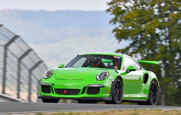 Porsche 911 GT3 RS 991 in Spa-Francorchamps