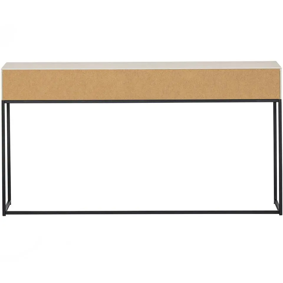 WOOOD Silas Sidetable - Geborsteld Grenen - Dust - 74x140x40
