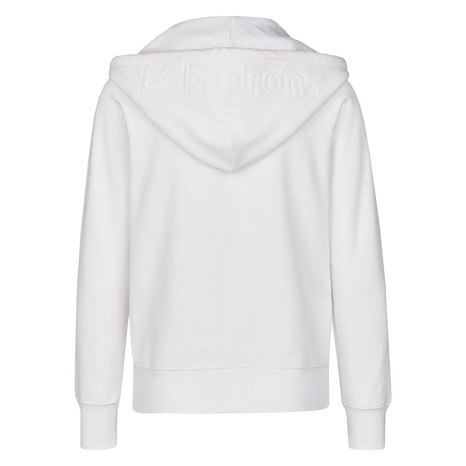 ESKADRON Dynamic Hoodie Tech-Jersey Zip-Hood - white