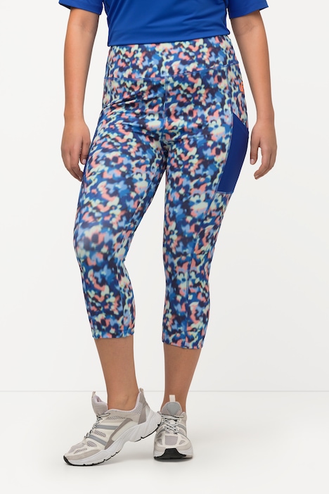3/4-Leggings, High Waist, schnelltrocknend, recycelt