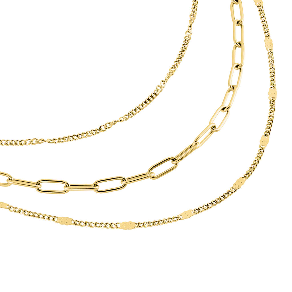 Collier Abiel Acier Doré
