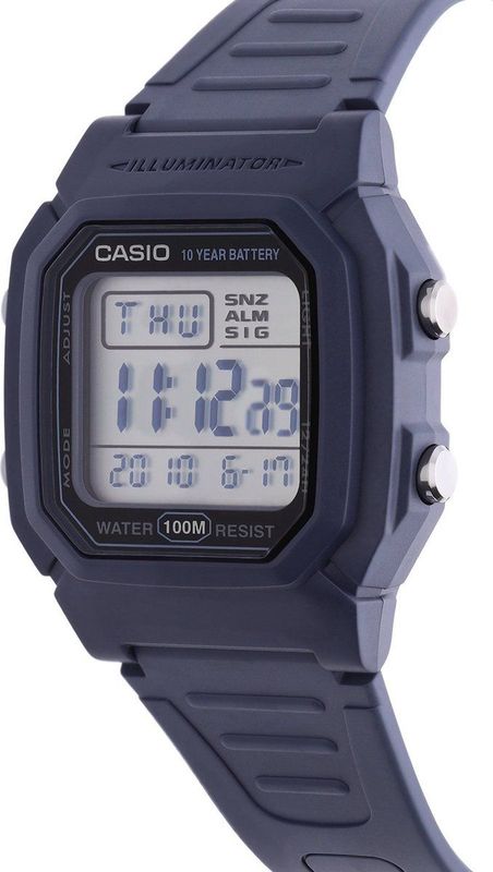 Casio - W-800H-2AVES Polshorloge - Zwart - Kunststof