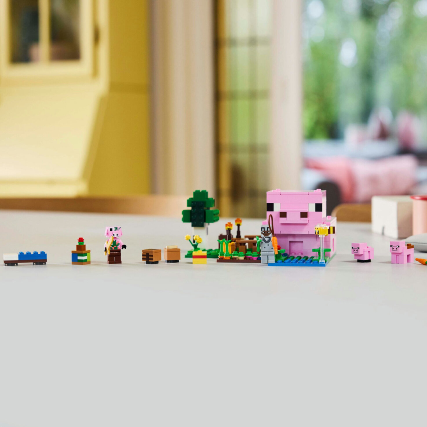 LEGO® Minecraft 21268 Das Babyschwein-Haus ab 7 Jahren