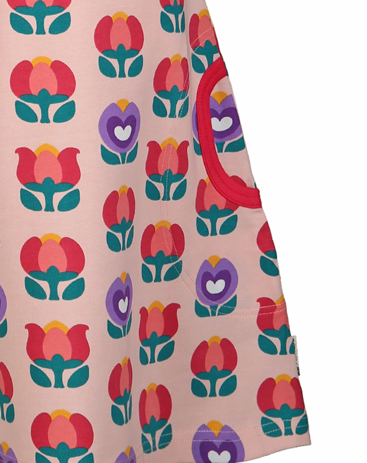 Kurzarmkleid PICNIC TULIP in rosa