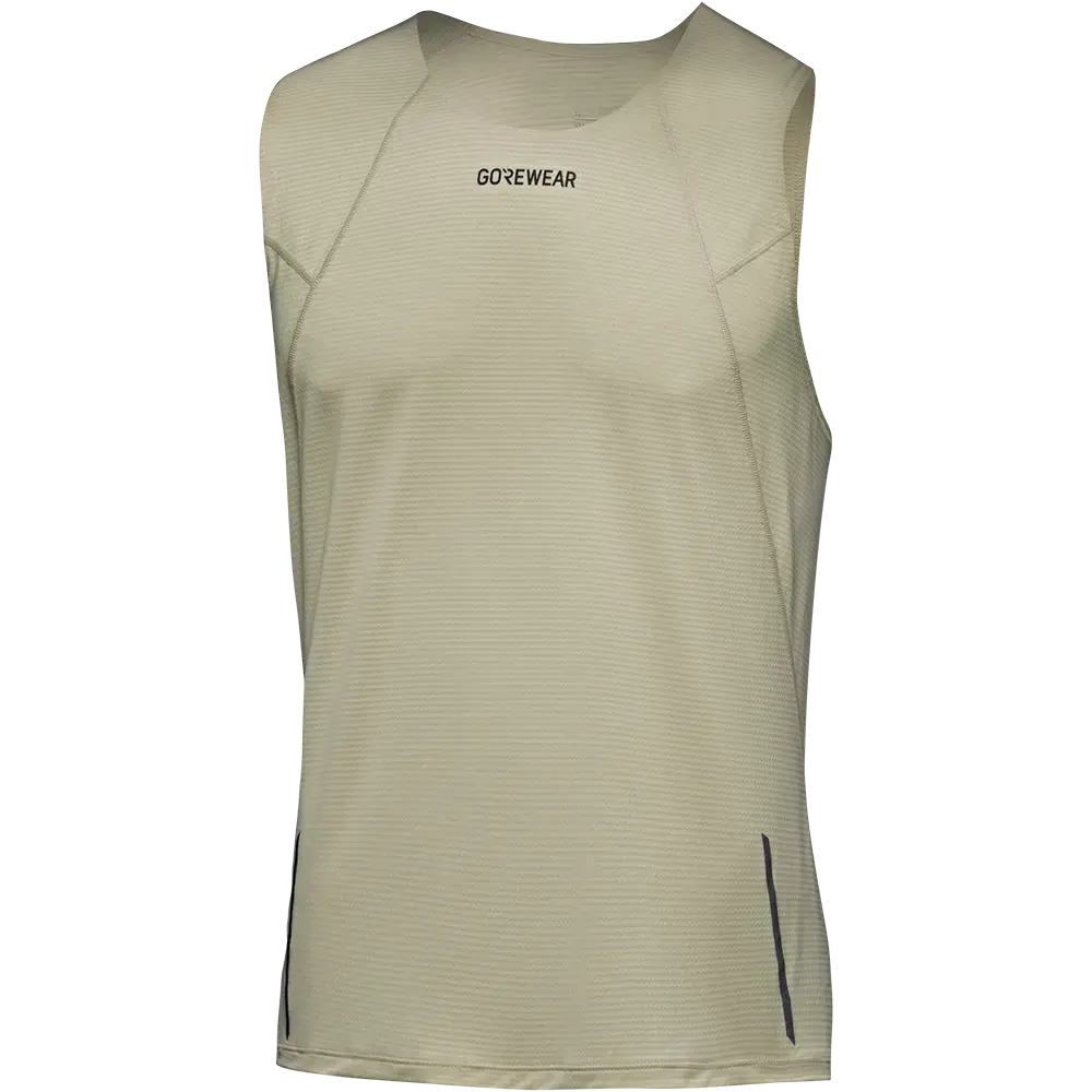 GORE Wear Contest 2.0 Hardloop Singlet Beige Heren