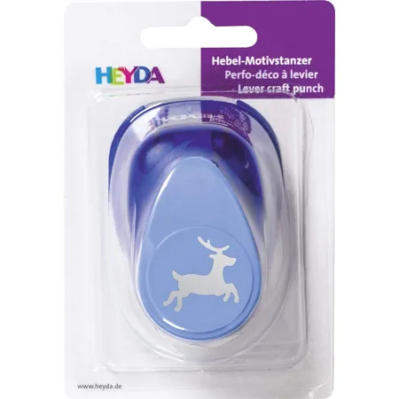 Heyda Motivstanzer Rentier, groß, ca. 2,5 cm