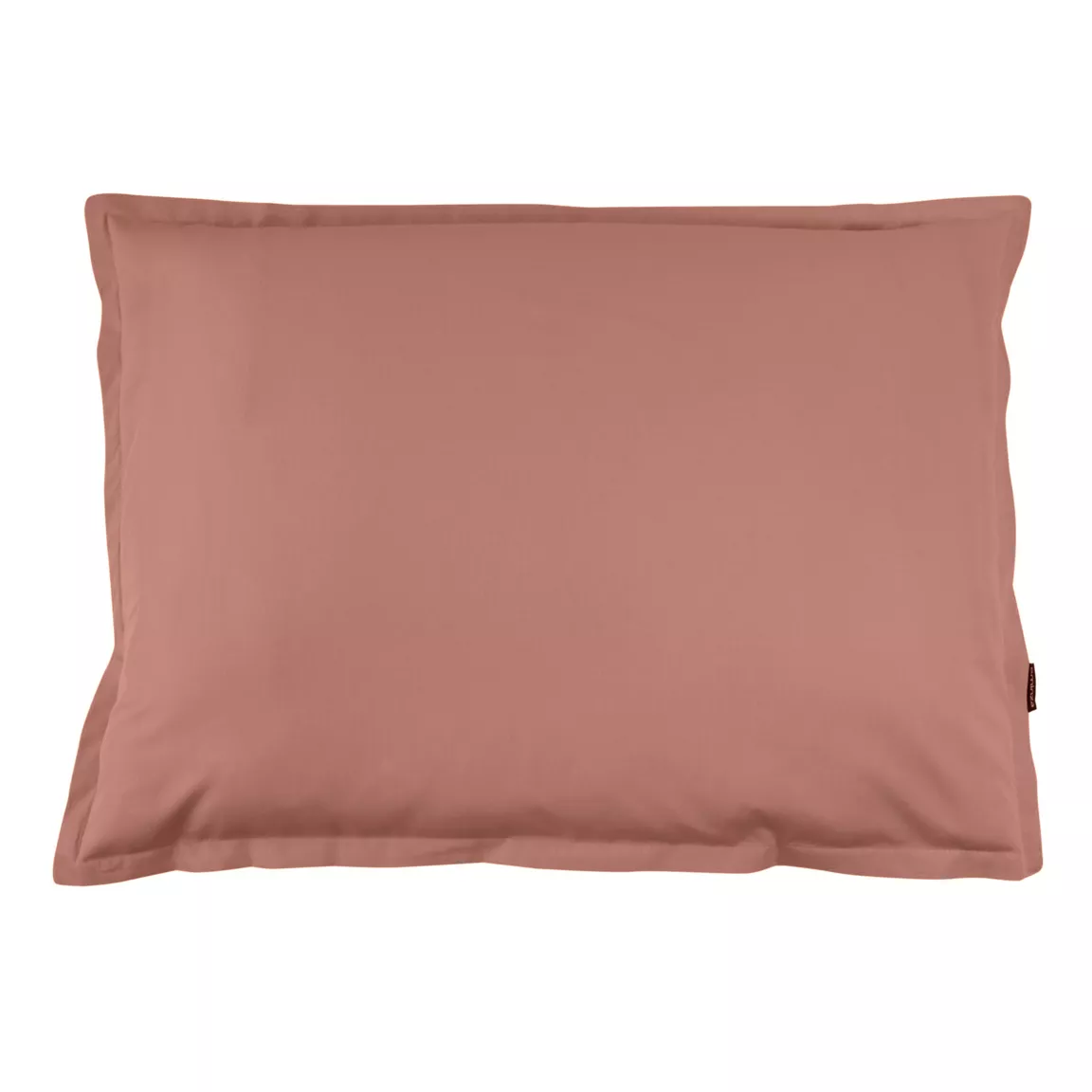 Taie d'oreiller rectangulaire percale de coton (50 x 80 cm) Cali Bois de rose