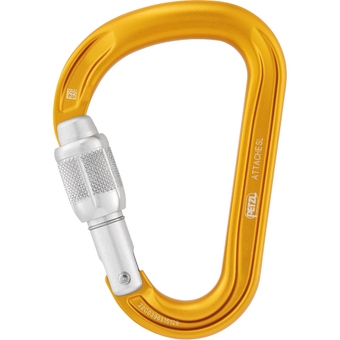 Petzl Attache Schraubkarabiner Yellow