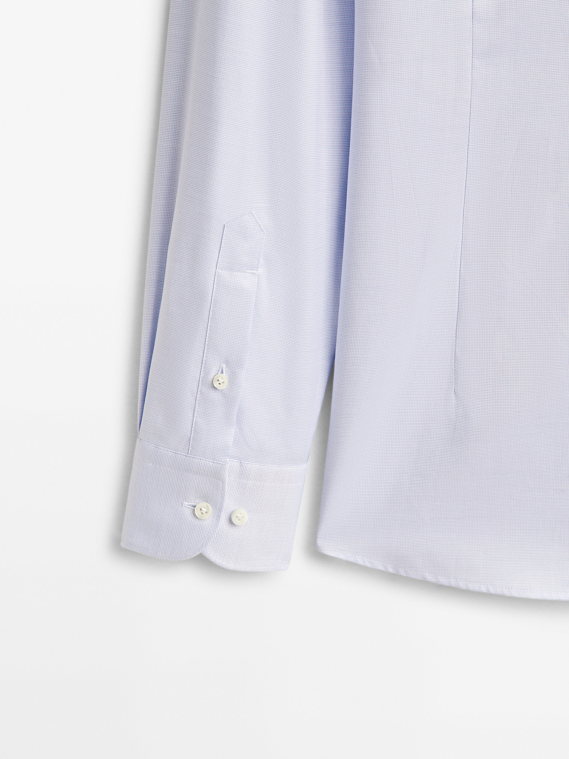 Camisa estructura easy iron slim fit - CELESTE