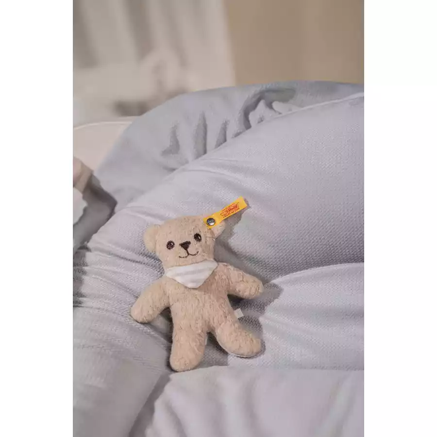 Steiff Teddybär Noah Rassel beige, 12 cm GOTS