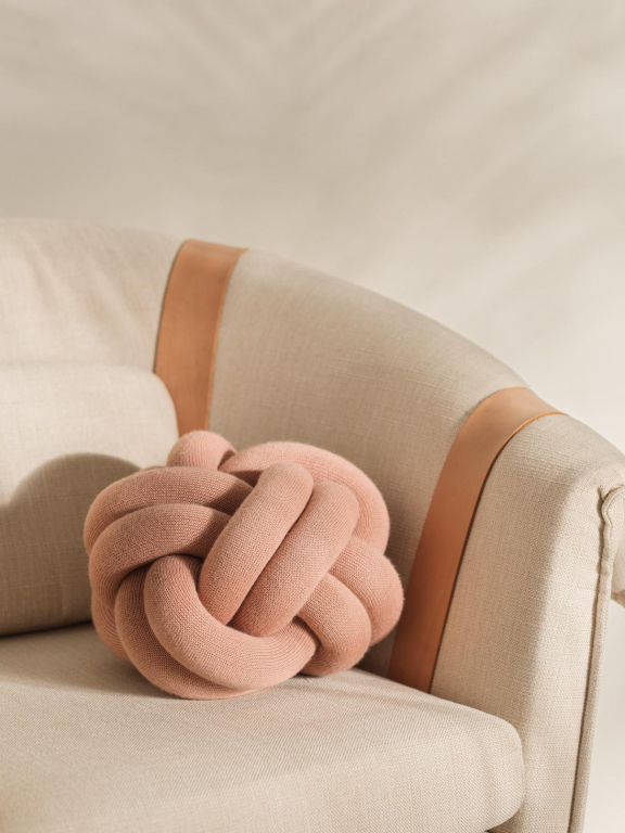 Design House Stockholm Knot kussen 30x30 grijs