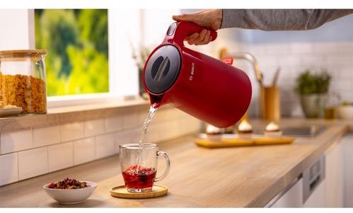 Bosch TWK2M164 Waterkoker - Rood - 1,7 Liter - 2400W