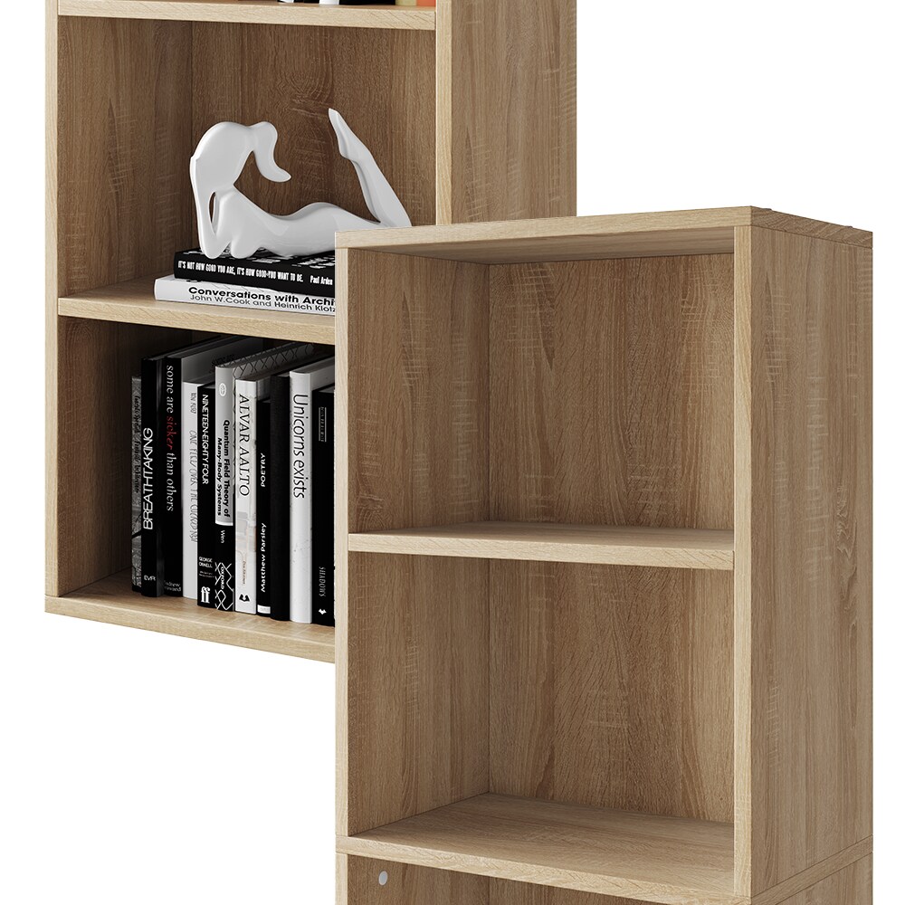 Vicco Bücherregal Bob Eiche 40 x 132 cm mit 5 Fächern
