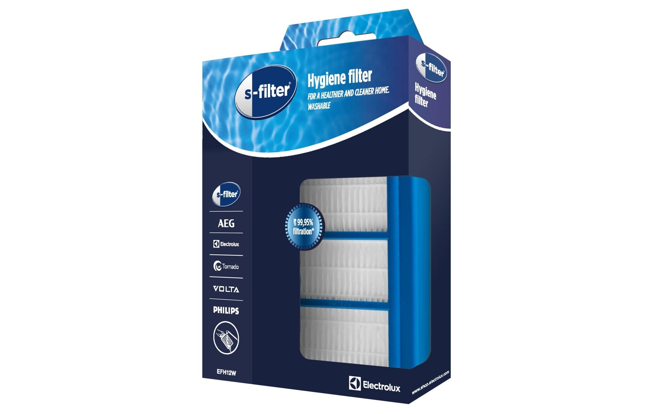Filter EFH12W 1 StückWaschbarer Hygiene Filter für Staubsauger