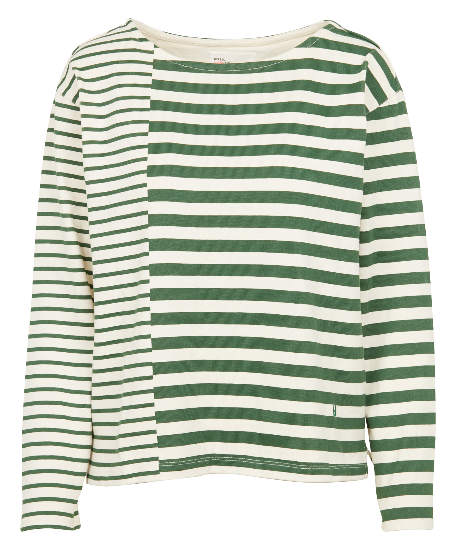 THILL - Tee-shirt col rond rayé | Vert