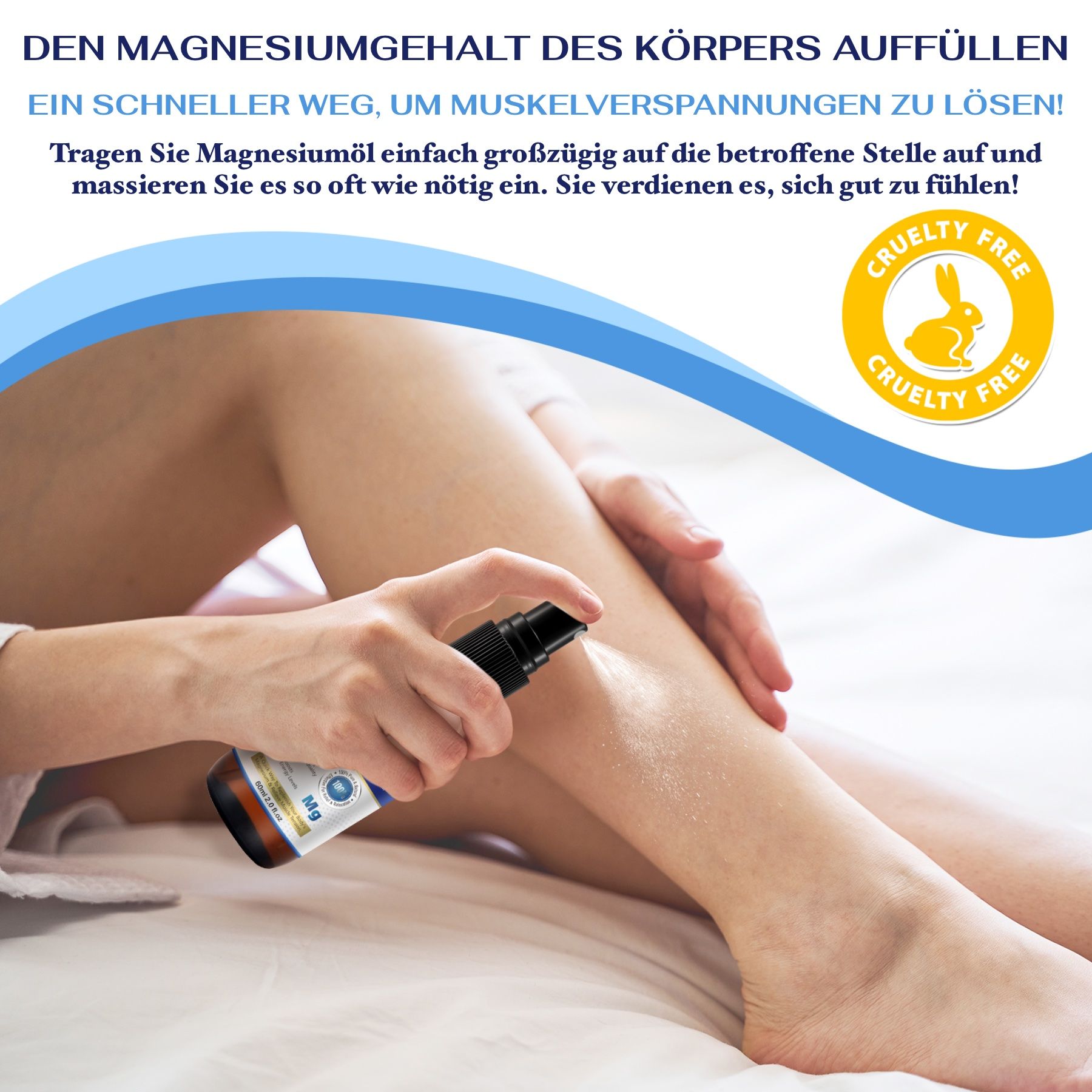 ALIVER Gesichts und Körperspray Pure Magnesiumöl