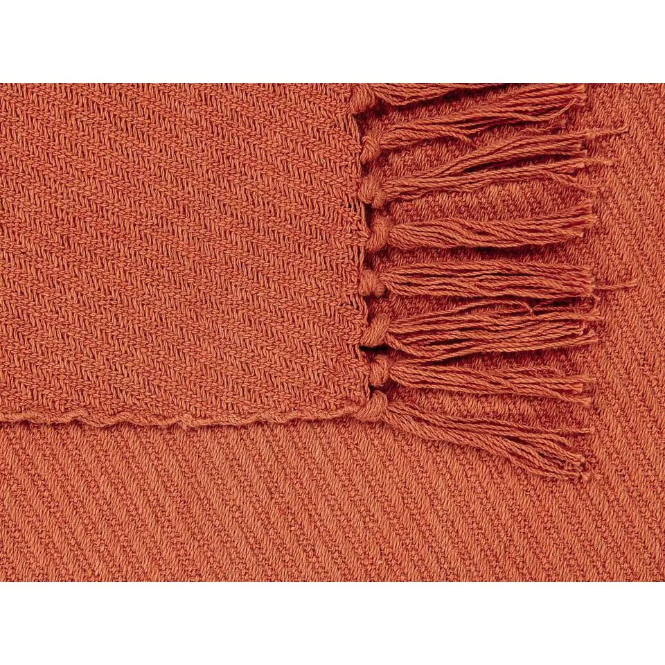 YARSA - Plaid - Rood - 125 x 150 cm - Katoen