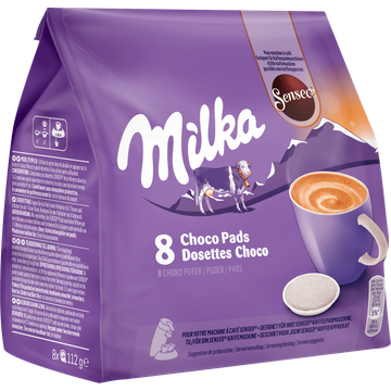 Milka Senseo Choco Pads 8 Stuks 112 g