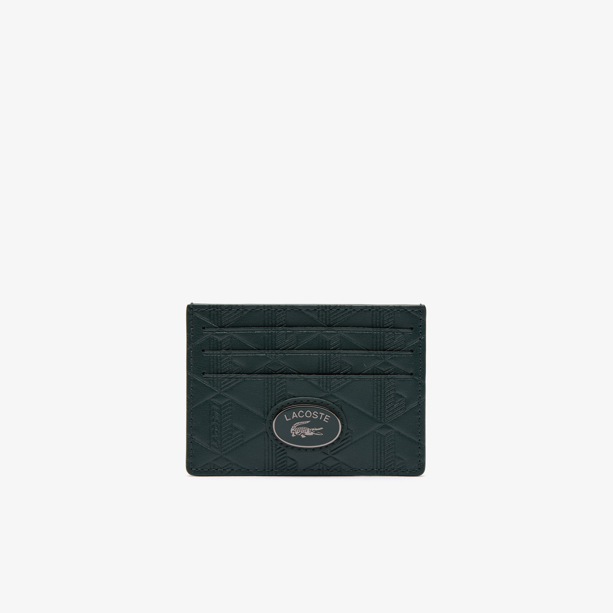 Kartenetui mit Monogramm-Aufdruck Brieftaschen - Grün - Lacoste - Herren