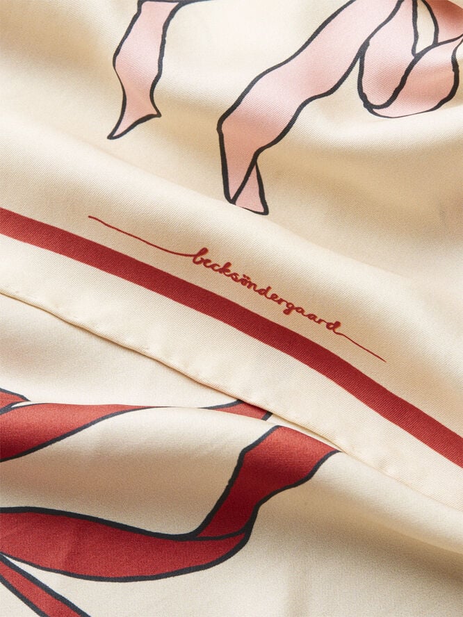 Becksöndergaard Bow Twill Sia Scarf Multi col.