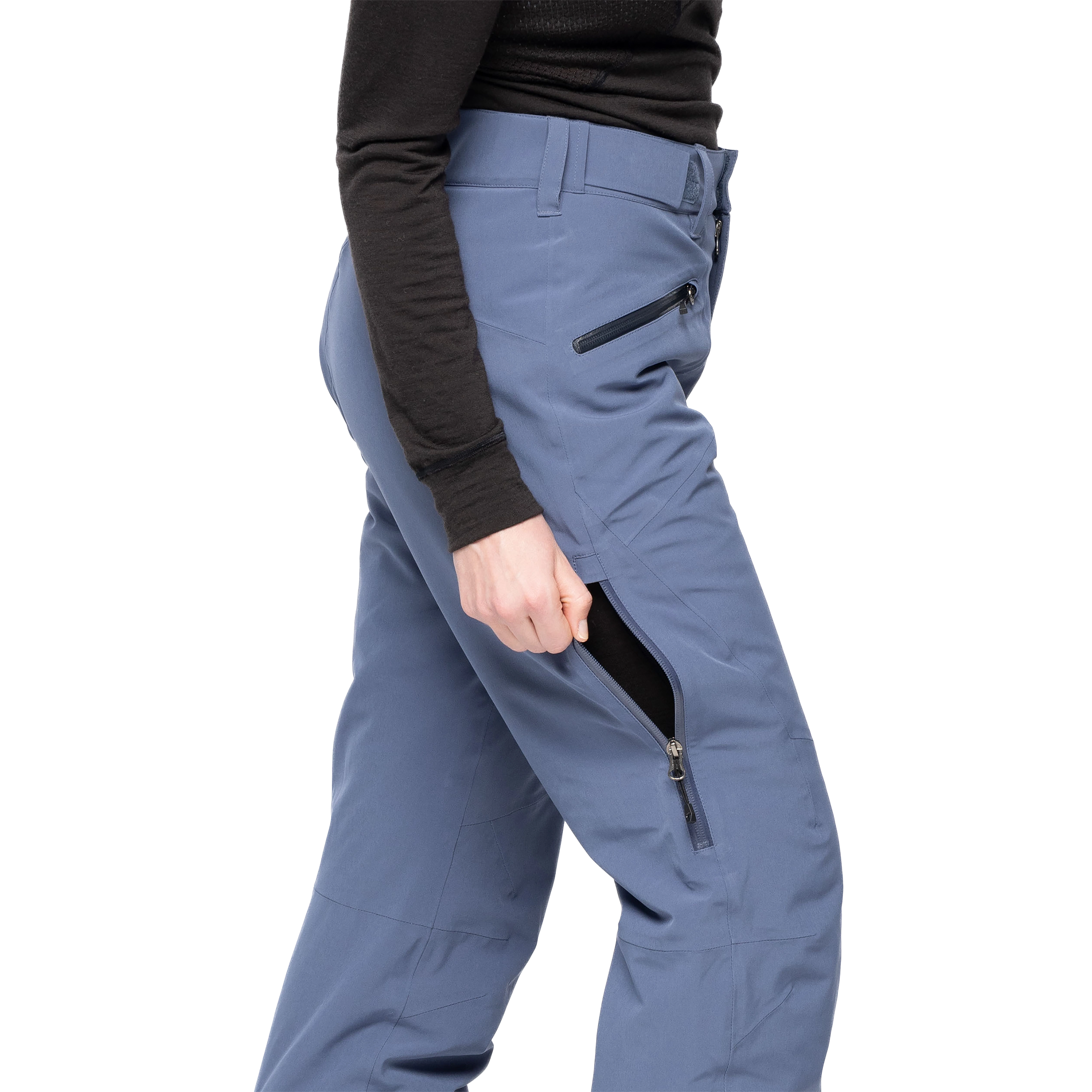 Oppdal Insulated Lady Pants Granite Blue
