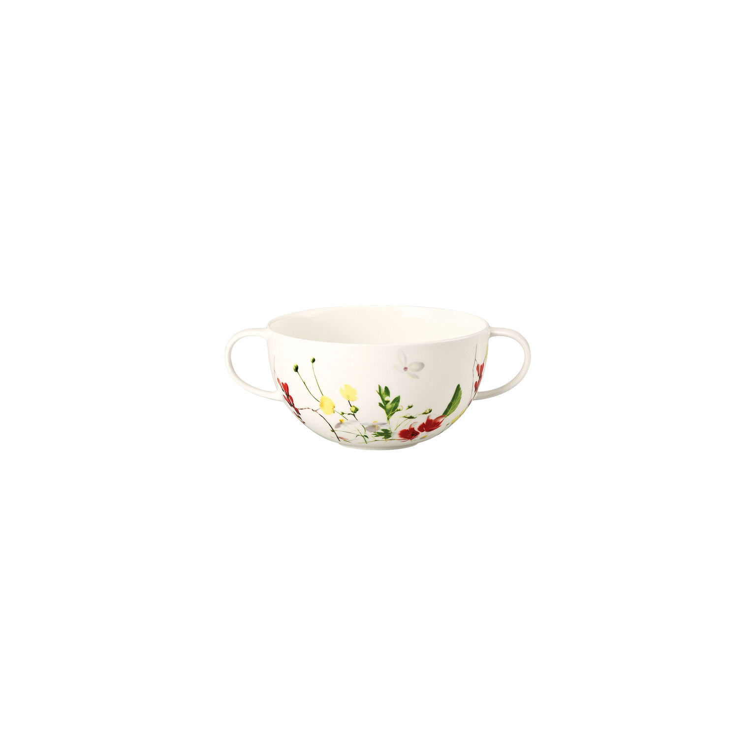 Brillance Bone China Fleurs Sauvages Suppen-Obertasse