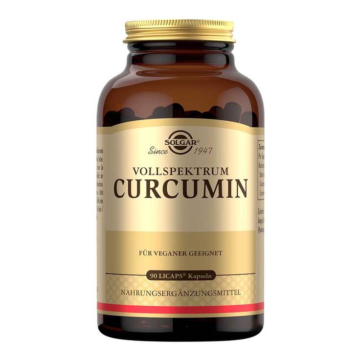 Solgar Vollspektrum Curcumin Kapseln, 90 St