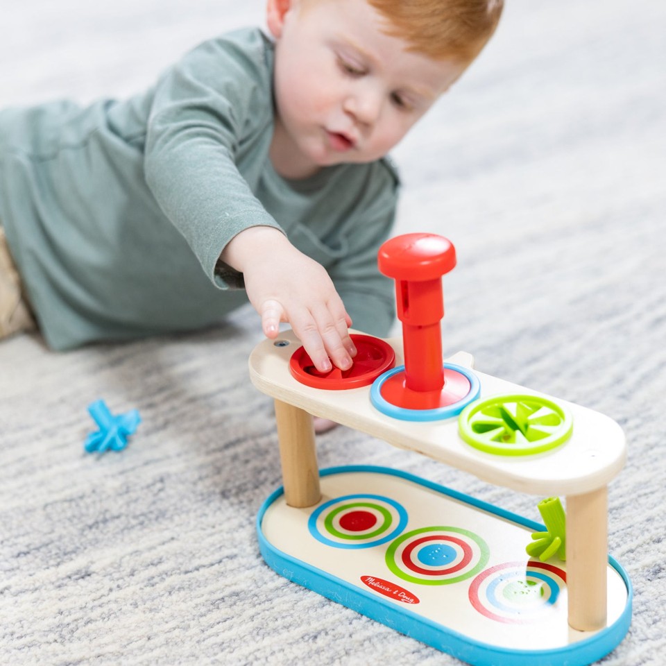 Melissa & Doug - Match & Push Spin Top