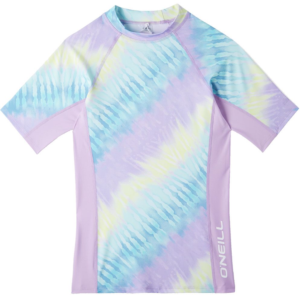O'Neill O'Neill Printed Shortsleeve Skin Rashguard Mädchen blue tie dye