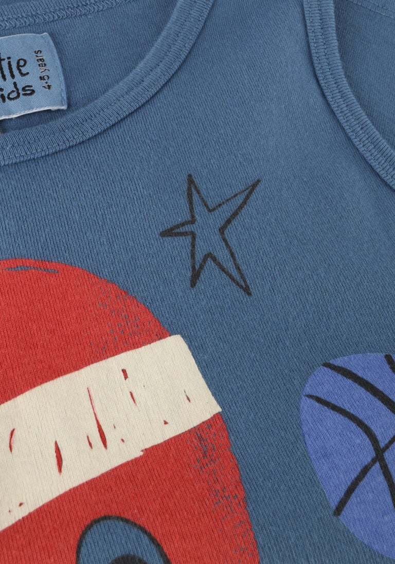 L\u00D6TIEKIDS blauwe l&ouml;tiekids t-shirt s24-02-03