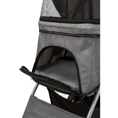 Trixie Buggy grau 47x100x80cm