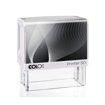 Colop Printer 50 - Tampon personnalisable - 7 lignes - format rectangulaire
