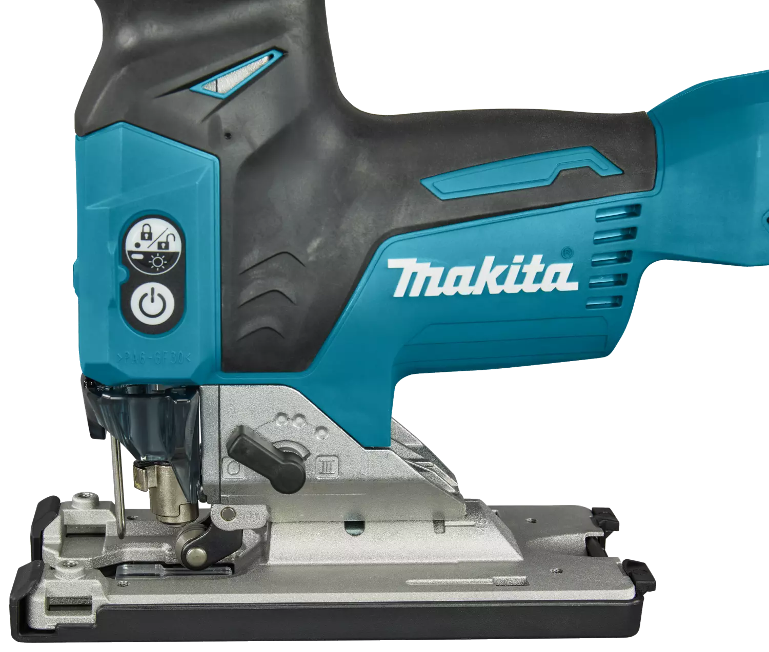 Makita JV001GD201 XGT 40V Max Li-ion accu decoupeerzaag Set in Mbox - Ergonomische greep