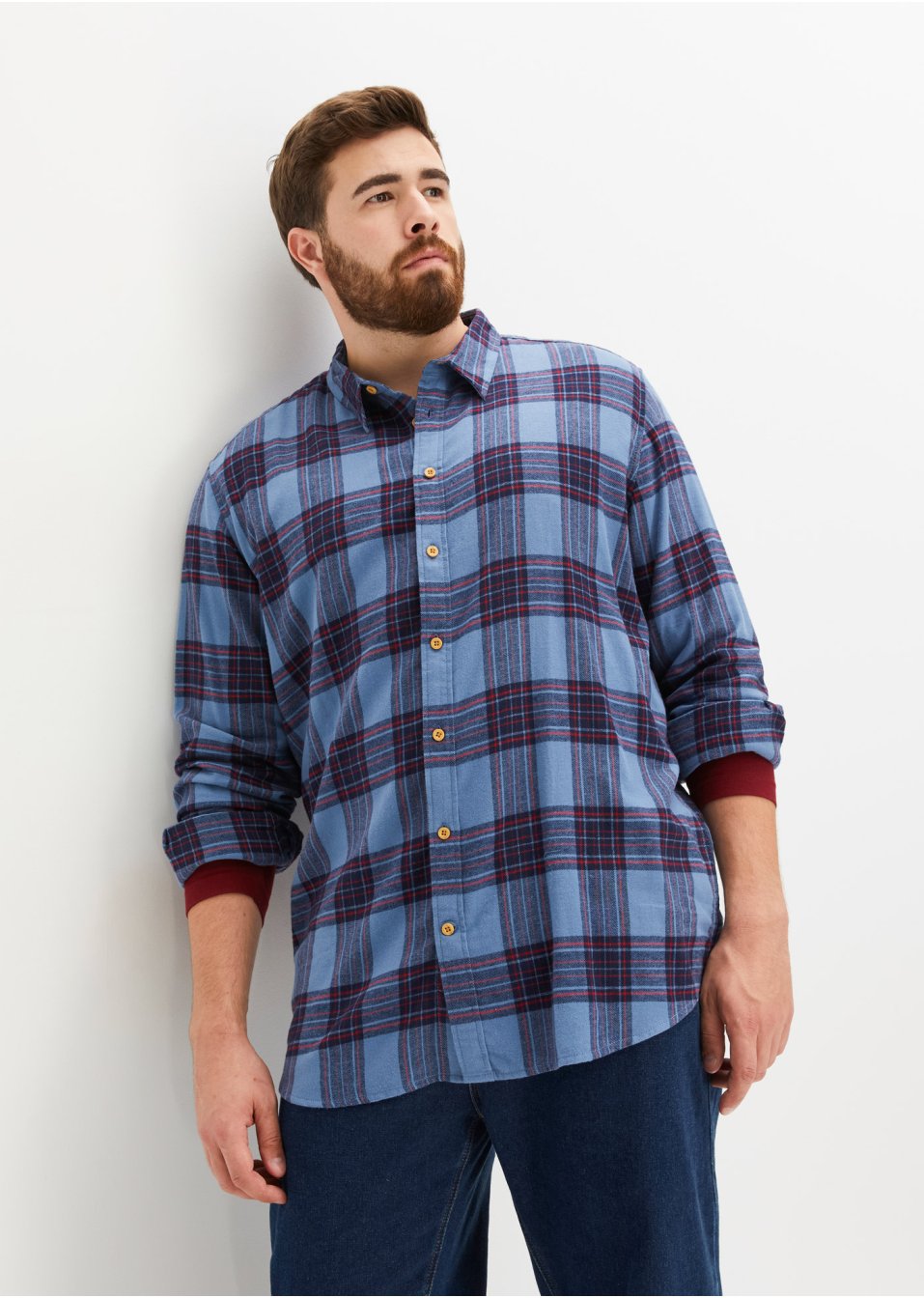 Lot de 2 chemises manches longues en flanelle