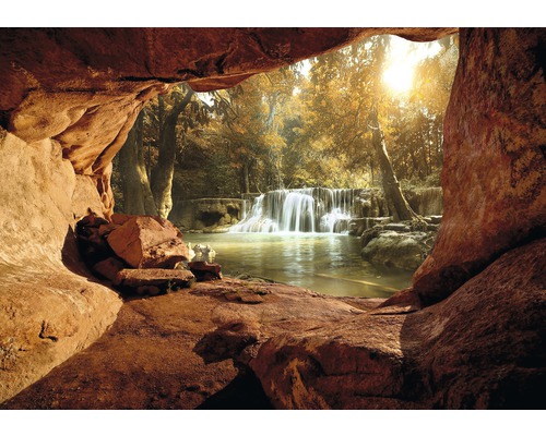 Vliesbehang 10261V4 Gorge - Forest 2-delige set 254 x 184 cm