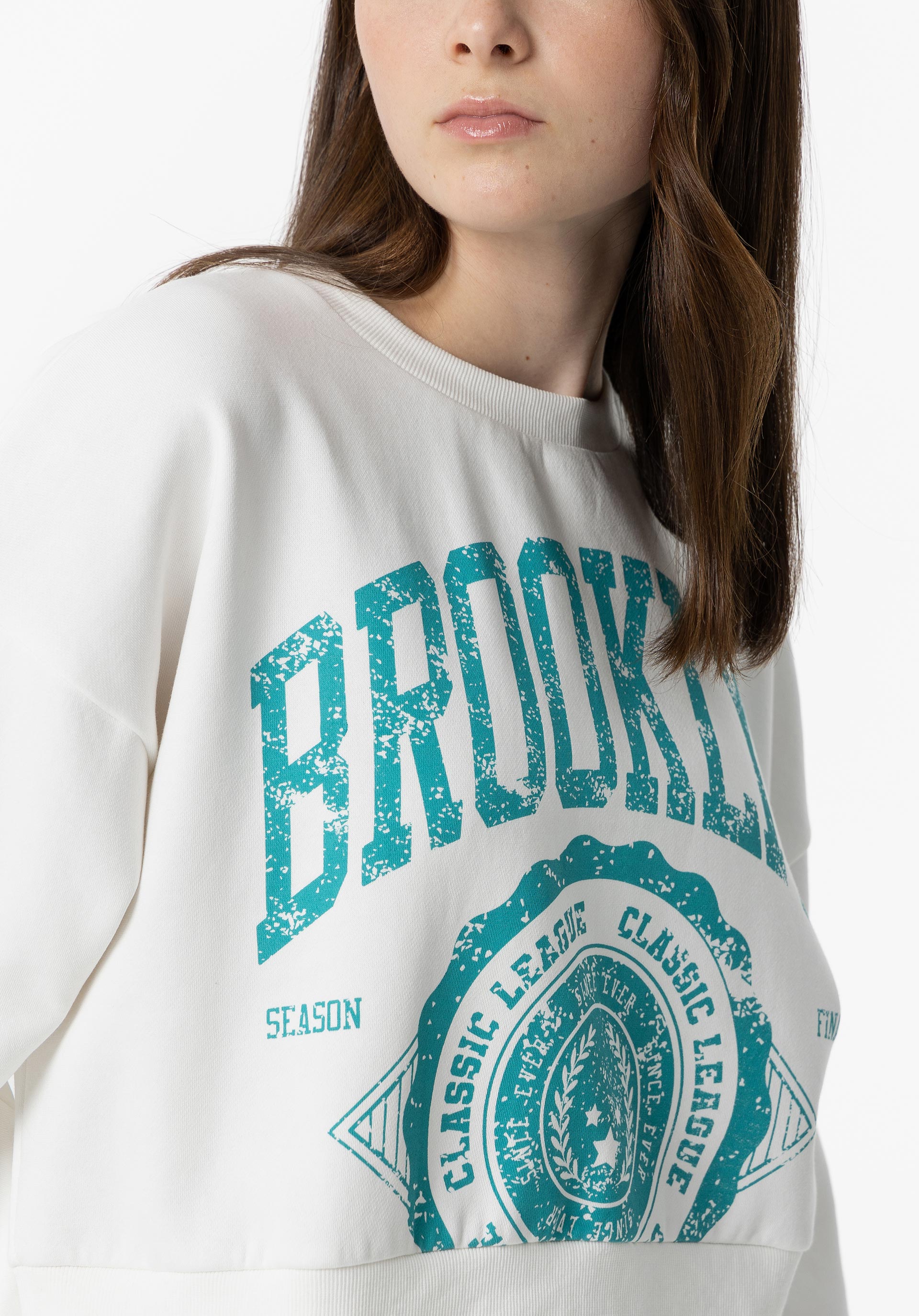 Sweatshirt com Estampado Frontal