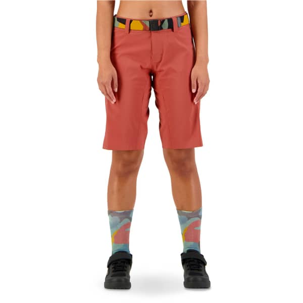 Short VTT MONS ROYALE W VIRAGE BIKE SHORTS LOGO TERRACOTTA